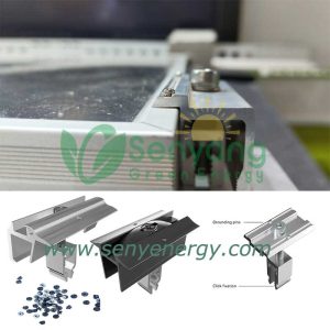 Solar Clamp Pins for Solar Panel Clamp no need grounding washers