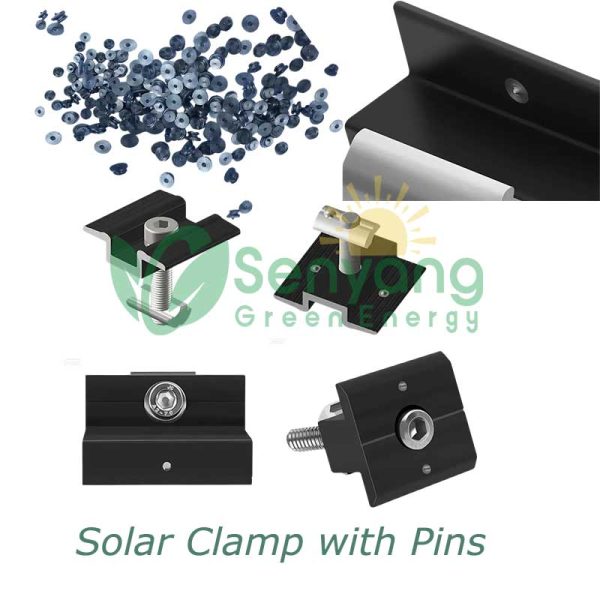 Solar panel Clamp with pins