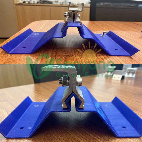 chapa solar para tejados kliplock sin penetrar en la superficie del tejado
