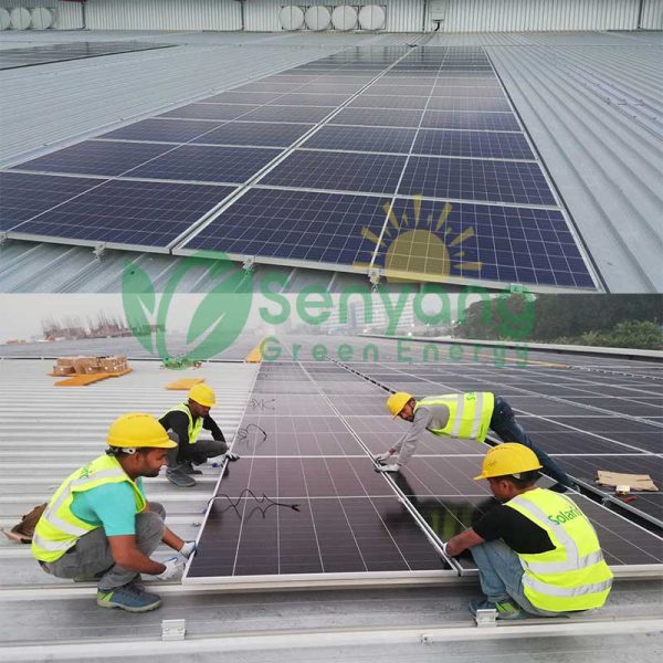 Solar Rail less Klip-lok Clamps Roof Mounting Secures solar panel frames directly to the roof.