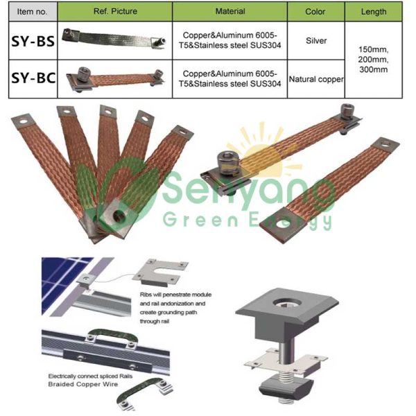 Solar Grounding Bonding Jumper für die Erdung von Photovoltaik-Modulen bietet eine innovative und kostengünstige Lösung