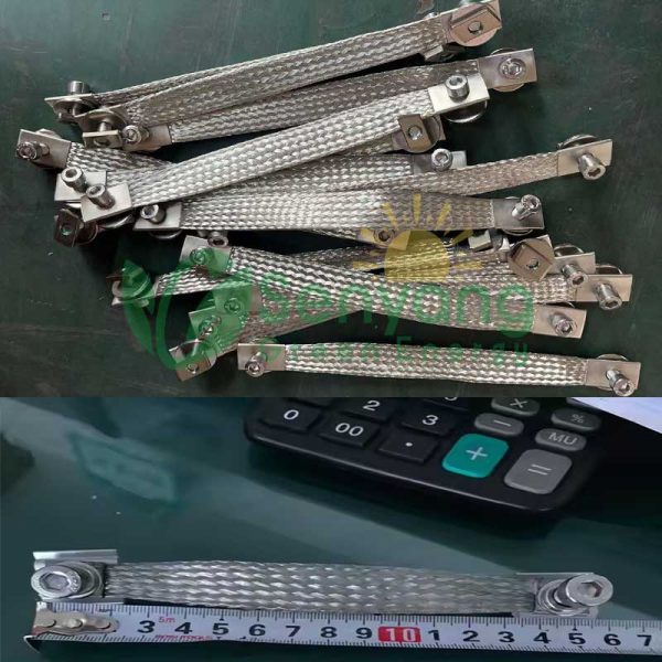 Hochfeste Kupfer-Solar-Erdungsbrücke Universal für die Verbindung von Solarmodulen mit Aluminiumhalterungen und Montageschienen