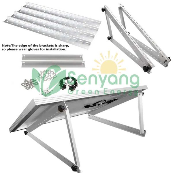 Adjustable Solar Triangle Tripod Bracket Versatile Application is perfect for a wide range of off-grid systems, including RVs, boats, motorhomes, sheds, and more