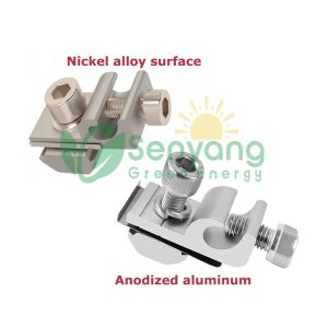 Anodized aluminum Solar Grounding Lugs Corrosion Resistance