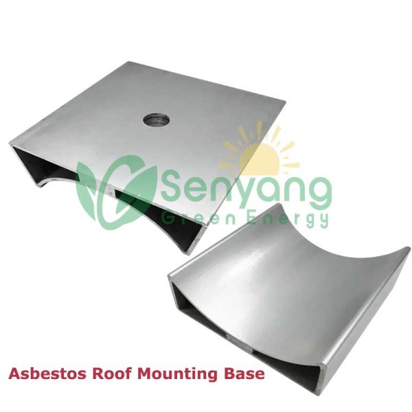 Curved Asbestos Roof Mounting Base for L foot solar system