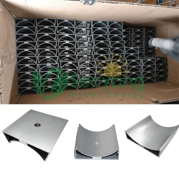 Curved Asbestos Roof Mounting Base f solar system packing