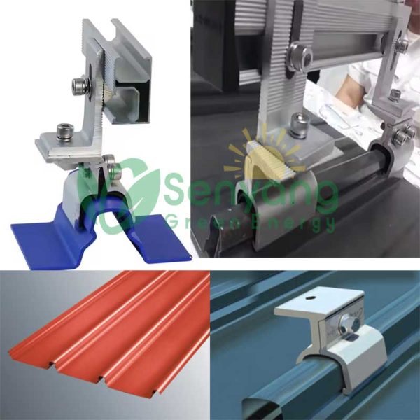 Solar Klip Lok 700 Clamp Mounting Solution Leak Prevention educes the risk of water intrusion, maintaining the integrity of the roof.