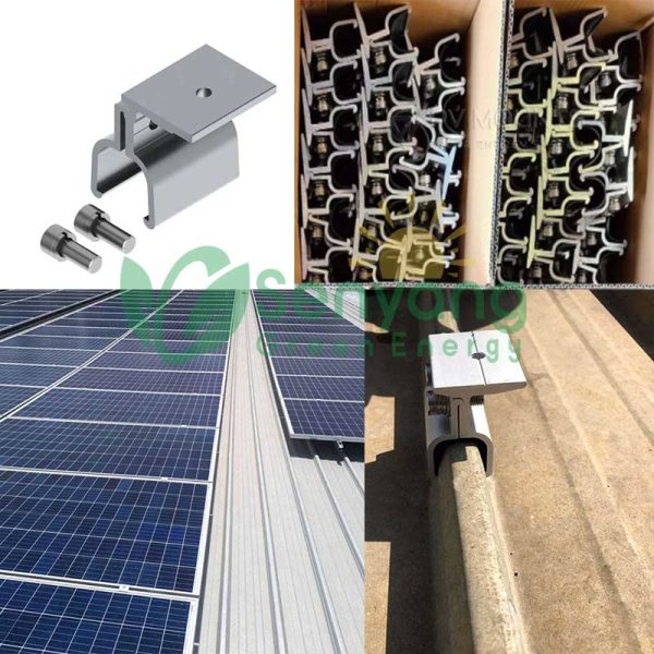 Solar Klip Lok 700 Clamp Mounting Compatibility and Durable Construction Made from high-quality, corrosion-resistant materials aluminum