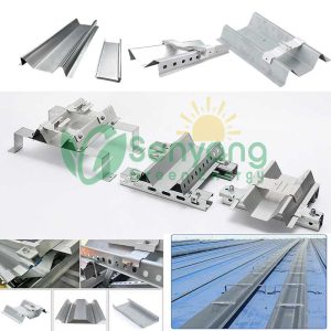 estructura solar impermeable montaje M rail canal no comprometida a lo largo de la vida útil de los paneles en un techo / carport / canopy / Gazebo / Pérgola