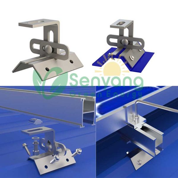 Sistema de montaje de abrazadera solar universal ajustable