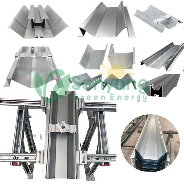 estructura solar impermeable montaje de alta estabilidad resistente a la corrosión no comprometida durante toda la vida útil de los paneles en un techo / carport / canopy / Gazebo / Pérgola