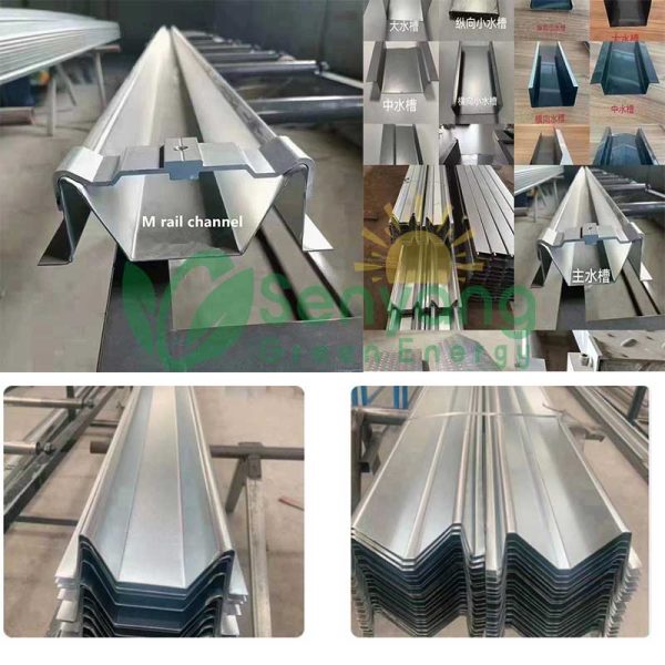 montaje en estructura solar impermeable Opciones de montaje versátiles Adecuado para varios tipos de tejado, incluidos tejados planos, inclinados y metálicos.