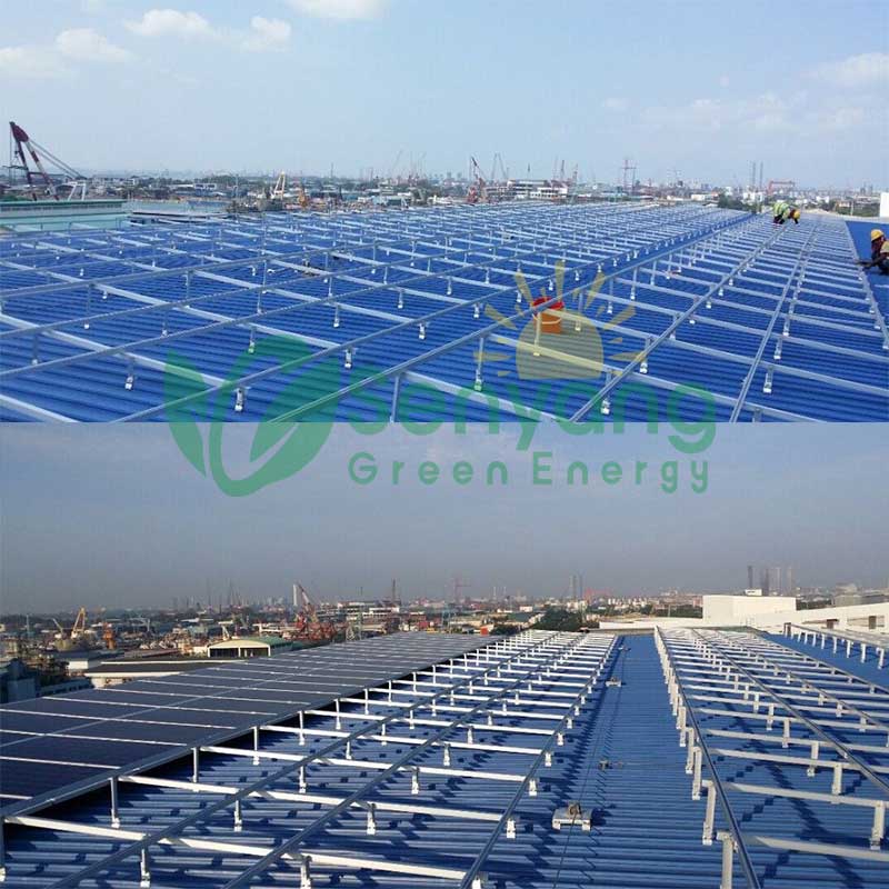 1.5MW-adjustable-tin-roof-solar-mounting-in-Thailand