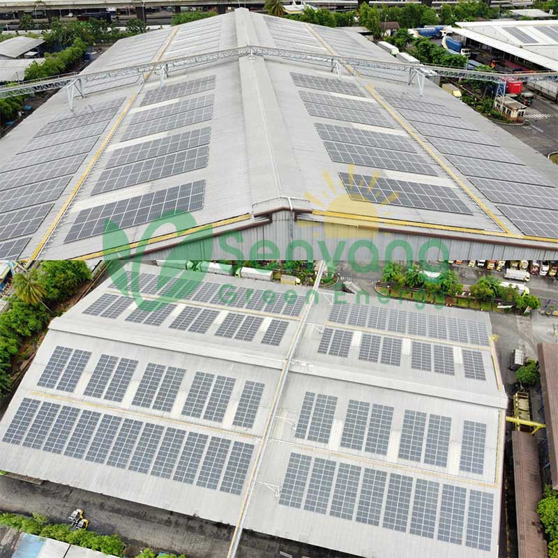 1.875,5-kWp-Metal-Roof-Solar-mounting-with-FRP-Walkway-in-Sri-Lanka