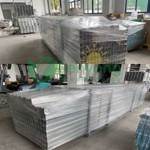 Solarmontage Palette Verpackung