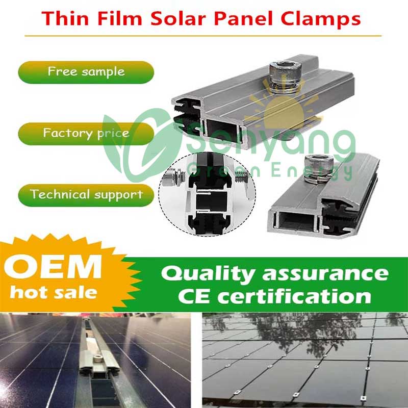 Frameless Solar Panel Clamps Factory direkt kann für die meisten Modelle auf dem Markt kompatibel sein