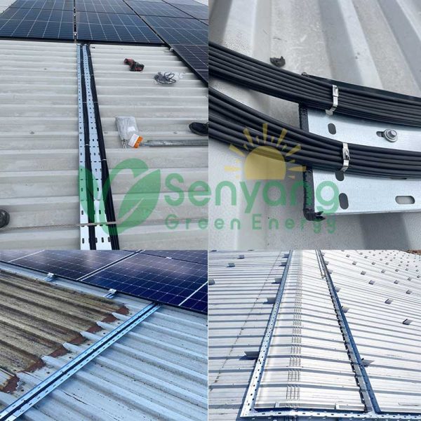 High Grade galvanized steel, stainless steel & aluminum solar cable trays Protects cables from environmental hazards, physical damage, and UV exposure, minimizing fire risks