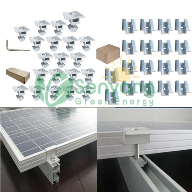 Solar Mounting Component Aluminum Solar Mid Clamp for Solar Module 30mm /35mm – SENYENERGY