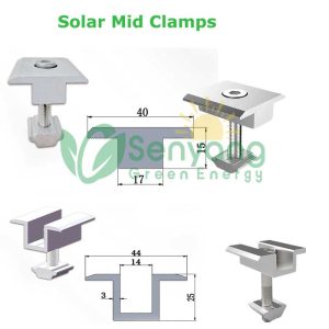La pince solaire universelle peut s'adapter à différents cadres de panneaux solaires : 30mm, 35mm, 40mm, 45mm, 50mm.