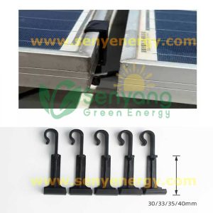 Solar PV Side MC4 Cable Clips hooks factory Enhanced Safety Suitable for various cable sizes and configurations, making it compatible with different solar setups