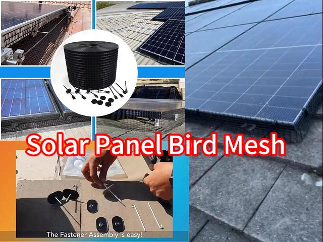 Solar Panel Bird Mesh pvc