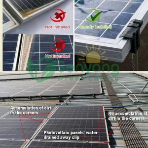 Solar Panel Water Drain Clips