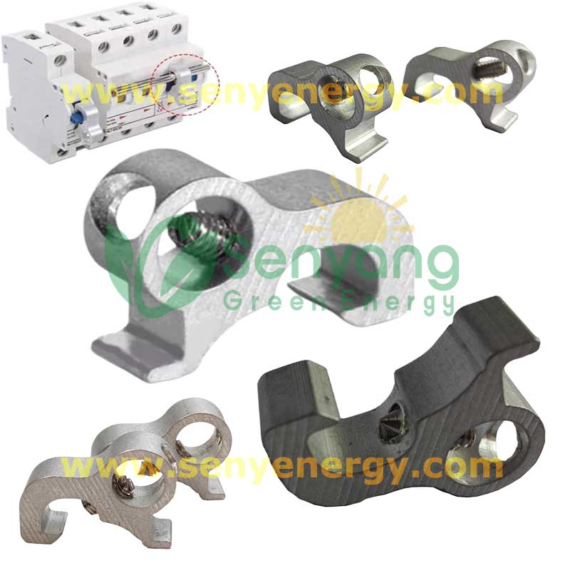 Aluminum Circuit Breaker Lock Dog Toggle Lockout DC Isolator Lockout suit MCBs and RCDs