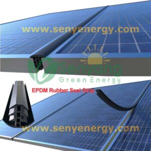 Solar Panel EPDM seal strips Watertight seal – Blocks rain, snow, and moisture between panels and rails