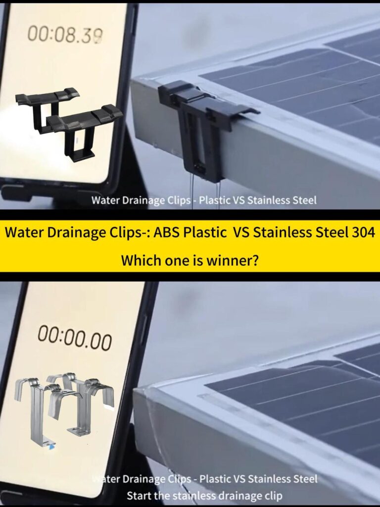 Water Drainage Speed Test