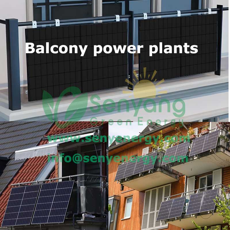 Balcony solar power plants