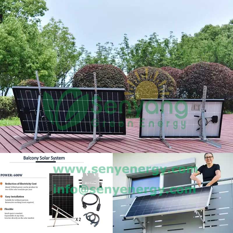 600w-800W balcony solar system