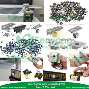 Solar Grounding Pin for Solar Clamp